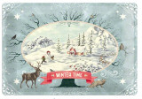 Placa metalica - Winter Time - 30x40 cm