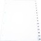 Index plastic Optima A4 numerotat 1-12 120 microni gri