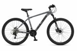 Bicicleta MTB Umit Solaris, 21 viteze, culoare gri alb , roata 29 , cadru din aluminiu 20 , frana disc