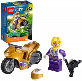 Lego city motocicleta de cascadorie pentru selfie 60309