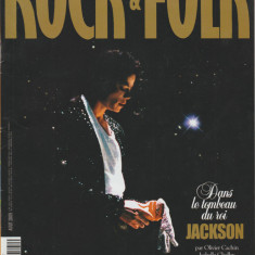 Revista Rock & Folk - Numar special Michael Jackson + 1 poster (lb. franceza)