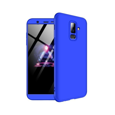 Husa SAMSUNG Galaxy A5 2018 \ A8 2018 - 360 Grade Luxury Colorful TSS, Albastru foto