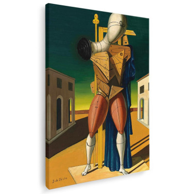 Tablou pictura Trubadurul de Giorgio de Chirico 2148 Tablou canvas pe panza CU RAMA 30x40 cm foto