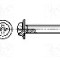 Surub M3, otel inoxidabil A2, 6mm, cap buton, BOSSARD, 1343289