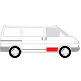 Usa, caroserie VW TRANSPORTER IV caroserie (70XA) (1990 - 2003) BLIC 6015-00-9558122P
