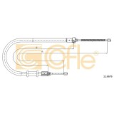 Cablu frana mana Nissan Kubistar (X76); Renault Kangoo (Kc0/1) Cofle 116676, parte montare : dreapta, spate