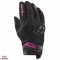 Manusi femei pentru scuter - motocicleta Roadster vara textil/piele Ixon model MIG 2 LS culoare: negru/fuchsia (roz) &ndash; degete tactile L (9/10)