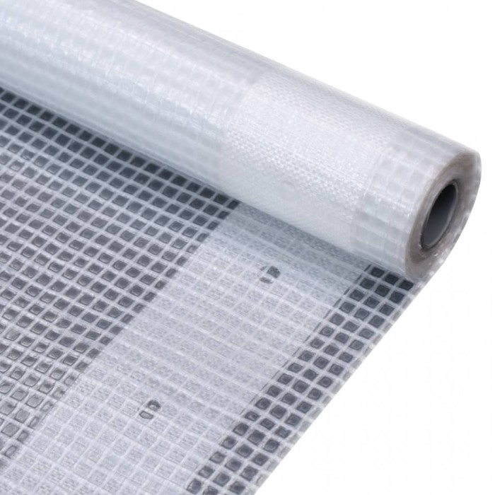 Prelată Leno 260 g/m&sup2;, alb, 3 x 10 m