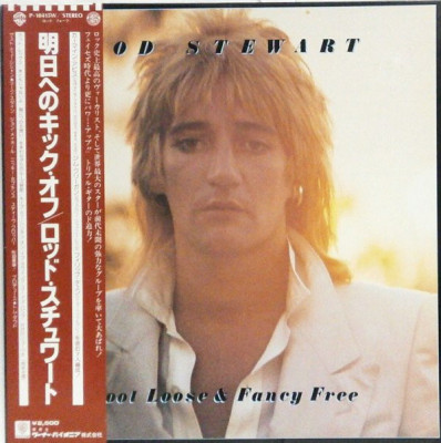 Vinil &amp;quot;Japan Press&amp;quot; Rod Stewart &amp;lrm;&amp;ndash; Foot Loose &amp;amp; Fancy Free (-VG) foto