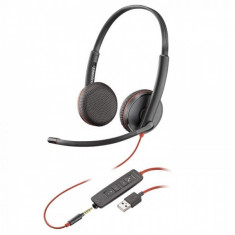 Casca Call Center Plantronics Blackwire C3225, USB-A, Binaural - PLC00225 foto