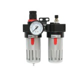 Filtru aer si ungator cu regulator de presiune max. 1 MPa, racord 1/4, Rapid