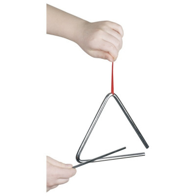 Trianglu muzical Goki, 16 cm, metal, 3 ani+ foto