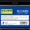 Suport Pp-pvc Rigid, Pentru Id Carduri, 85 X 54mm, Orizontal, Kejea -albastru