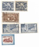 Polonia - Marci diverse (6 buc.), 1953 - valori obliterate