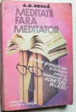 Meditatii fara meditator - Analize gramaticale A. D. Burca