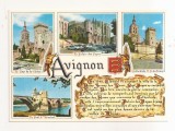 FA126 -Carte Postala- FRANTA - Souvenir d'Avignon, necirculata