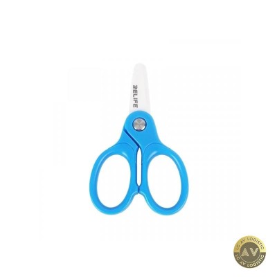 Foarfeca Relife RL-102A Cu Lame Ceramice Albastra foto