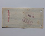 fila cec banca comert exterior 100 lei seria 1550838 din 1971 = 80 lei