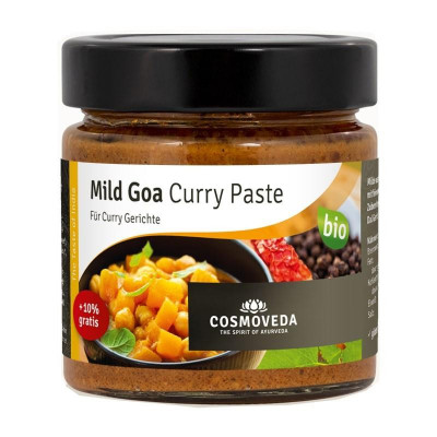 Pasta Curry Mild Goa Bio 175 grame Cosmoveda foto
