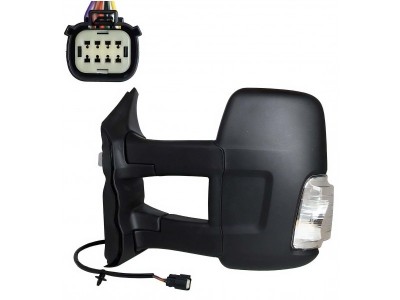 Oglinda usa exterioara FORD TRANSIT/TOURNEO, 10.2019-, partea dreapta, View Max, reglare electrica; texturat; cu incalzire; lung; sticla convexa; sti foto