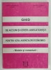 GHID DE ACTIUNI SI CERERI JUDECATORESTI PENTRU UZUL AGENTILOR ECONOMICI - MODELE SI COMENTARII de LIZETA HARABAGIU si MARCELA RADU , 1996