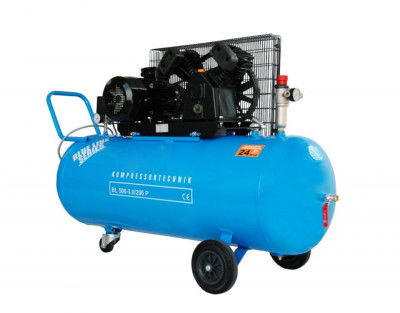 Compresor de aer cu piston - Blue Line 3kW, 500 L/min, 9 bari - Rezervor 200 Litri - WLT-BLU-500-3.0/200 foto