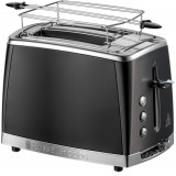 Prajitor de paine Russell Hobbs 26150-56, 1550 W, 2 felii, Functie Lift and Look, Negru mat