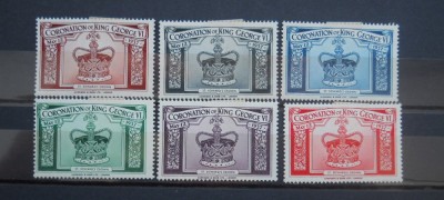 1937 SERIE MAREA BRITANIE INCORONARE GOERGE VI foto