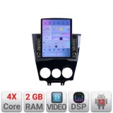 Navigatie Mazda RX8 2003-2008 ecran tip TESLA 9.7&quot; cu Android Radio Bluetooth Internet GPS WIFI 2+32 DSP Quad Core CarStore Technology