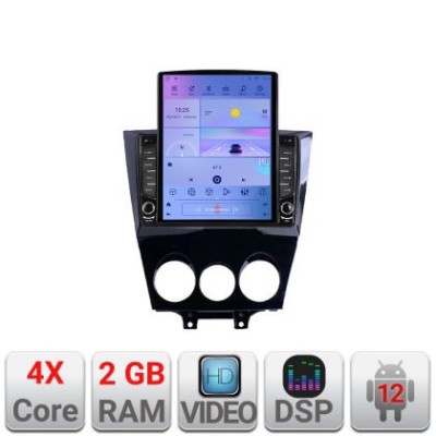 Navigatie Mazda RX8 2003-2008 ecran tip TESLA 9.7&amp;quot; cu Android Radio Bluetooth Internet GPS WIFI 2+32 DSP Quad Core CarStore Technology foto