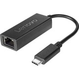 Lenovo USB-C to Ethernet Adapter, Full-size RJ45 connector, LEDs on