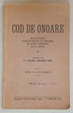 COD DE ONOARE , REZOLVAREA CONFLICTELOR DE ONOARE PE CALE PACINICA SI CU ARMA de LT. - COLONEL DRAGHICI IOSIF , 1924