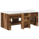 vidaXL Cadru de Pat &Icirc;nalț pentru Copii 2 pcs Lemn vechi Lemn prelucrat 3422577
