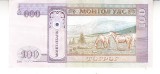 M1 - Bancnota foarte veche - Mongolia - 100 tugrik - 2000