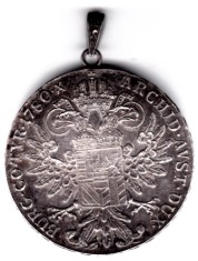 Austria Thaler Taler 1780 Maria Theresia Rebatere Restrike S.F. cu agatatoare