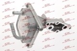Radiator ulei Nissan Altima 2012, Murano 2015, X-Trail 2014; suport inclus, dimensiuni [mm] 100x100x25; 21300JA05A; 21300JA06A; 21304JA00A; SRLine,