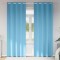 Perdele 2 pcs Albastru deschis 260 x 140 cm Poliester