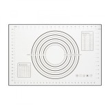 Blat din silicon - cu diagrama pentru intinderea aluaturi - 60 x 40 cm