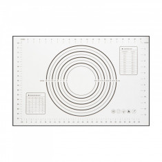 Blat din silicon - cu diagrama pentru intinderea aluaturi - 60 x 40 cm foto