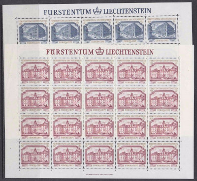 Liechtenstein 1978 20 x Europa CEPT in fold sheetlet Mi.692-693 MNH CA.017 foto