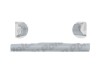 Prag PEUGEOT 308 (4_), 09.2007-12.2013 model Hatchback, modele cu 5 usi, partea stanga, KLOKKERHOLM, metal galvanizat,