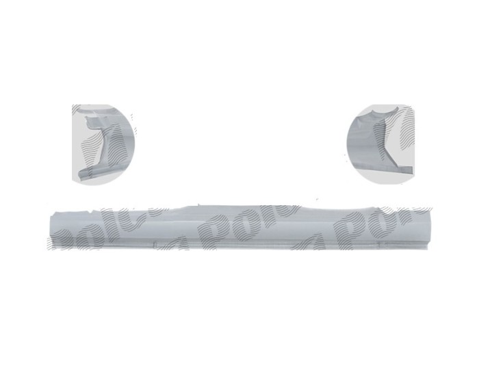 Prag PEUGEOT 308 (4_), 09.2007-12.2013 model Hatchback, modele cu 5 usi, partea stanga, KLOKKERHOLM, metal galvanizat,