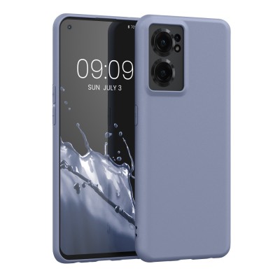 Husa Kwmobile pentru OnePlus Nord CE 2 5G, Silicon, Albastru, 57639.130 foto