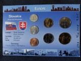 Seria completata monede - Slovakia, Europa