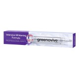 Creion Albirea Dintilor, GREENOVIVE&reg;, Whitening Pen, Aroma Menta, 70 Utilizari, Culoare Argintie, 4ml