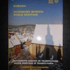 ROMANIA PATRIMOINE MONDIAL WORLD HERITAGE. SAXON HERITAGE IN TRANSYLVANIA. ALBUM