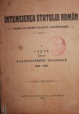 A . STEFANESCU - GALATI, INTEMEIEREA STATULUI ROMAN, 1922