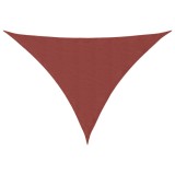 Cumpara ieftin Parasolar, caramiziu, 3x4x4m, tesatura oxford, triunghiular