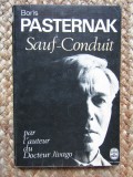 BORIS PASTERNAK SAUF-CONDUIT