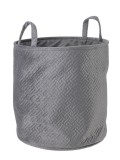 Cumpara ieftin Cos depozitare textil gri Averill 34x34 cm